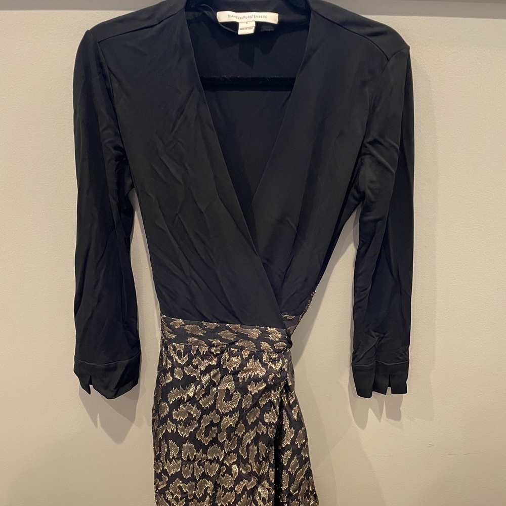 DVF Sparkly Wrap Dress